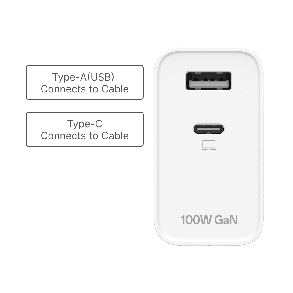 OnePlus SUPERVOOC 100W Dual Ports GaN Power Adapter Lite