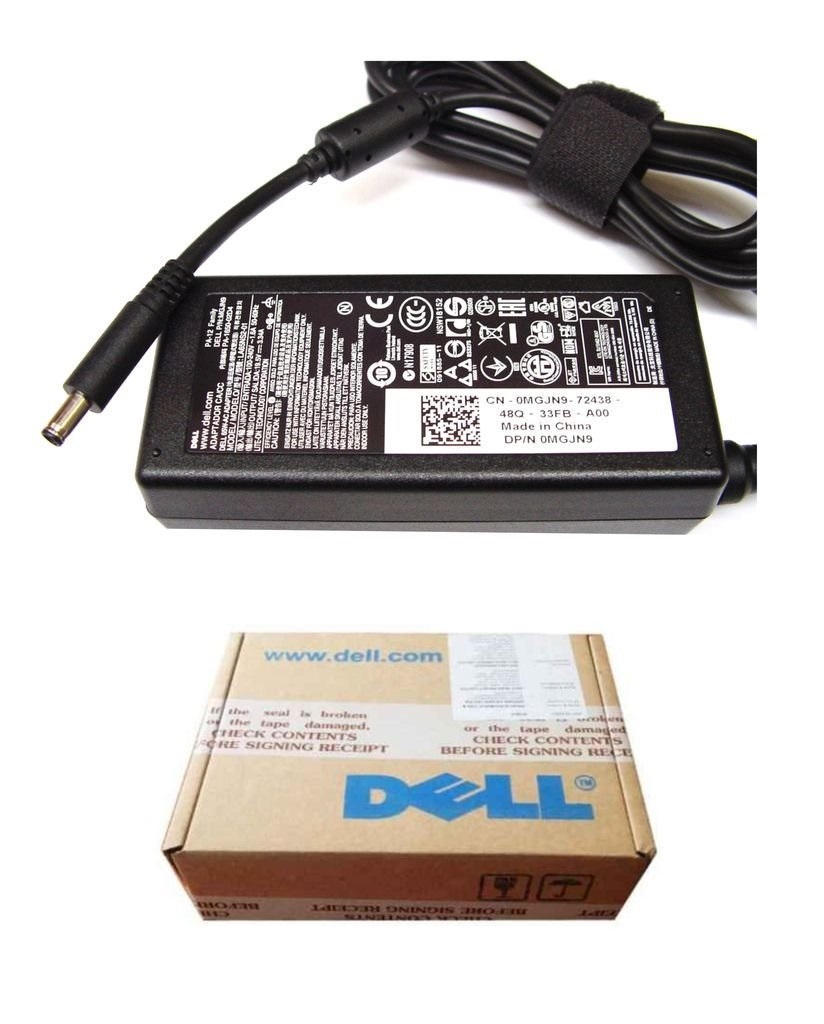 Original Dell 65W 19.5V 3.34Amp Laptop Adapter Charger & Power Cord For MGJN9 Original Dell 65w Small